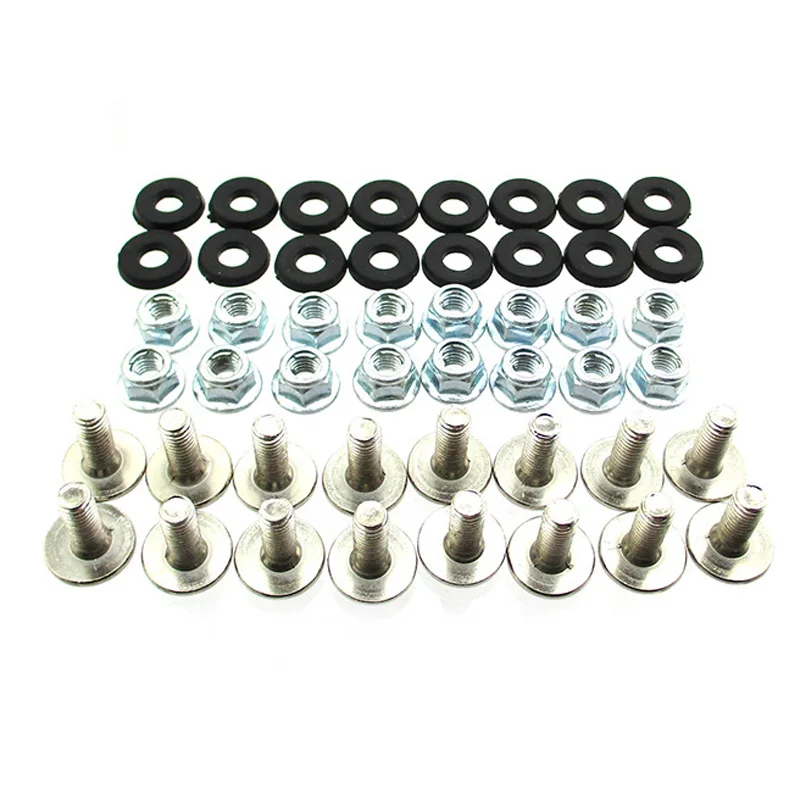 Пластиковая шайба для крыла XLJOY M6 X16 ATV Quad гайка набор винтов 50cc 70cc 90cc 110cc 125cc -