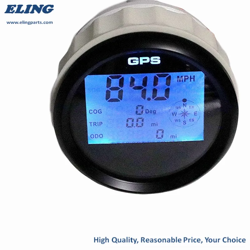 Цифровой измеритель скорости с ЖК дисплеем компас GPS антенной 8 цветов 85