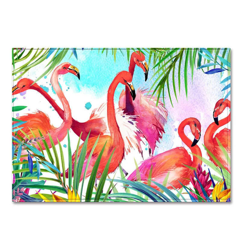 Детские носки Красивые красные Фламинго дизайнер Спальня ковер Добро пожаловать