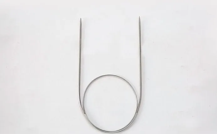 

5-11pcs/lot 60cm length 6-16 stainless steel circular knitting needles looming craft tools diy handmade accessories 1381