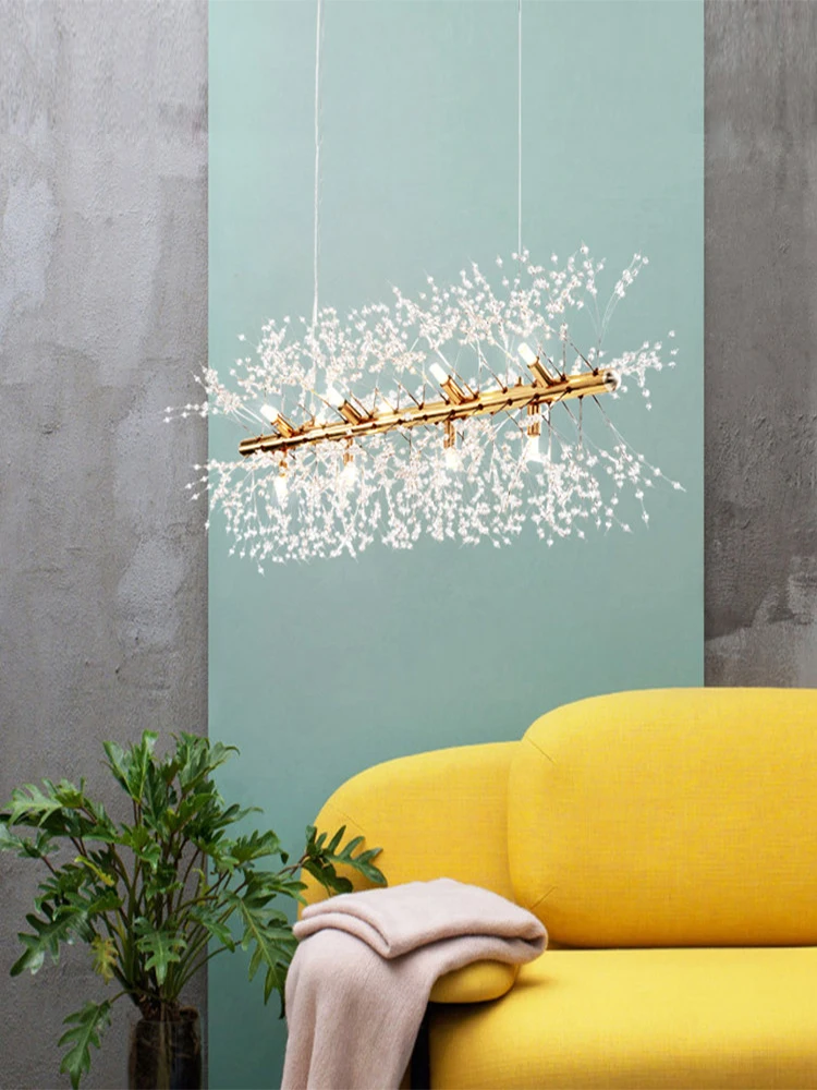 Nordic Style Luxury Pendant Lamp Restaurant Creative Design Lighting Light Fixture Living Room Bedroom Warm Decor Lights | Лампы и