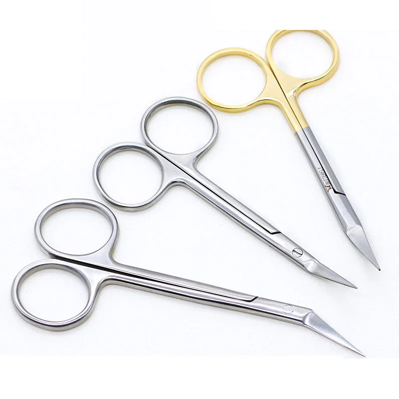 Красота перегородки носа кроя золотая ручка клюв Тип Экспресс ножницы золотые