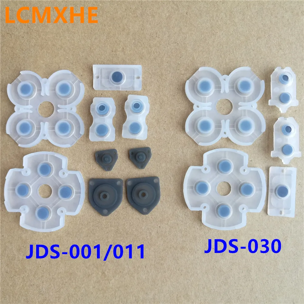50 наборов для PS4 Проводящая резина JDS 001 011 030 силиконовые кнопки Dpad D-pad контроллера