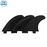 surfboard plastic surf double tabs fins double tabs m black with logo fin