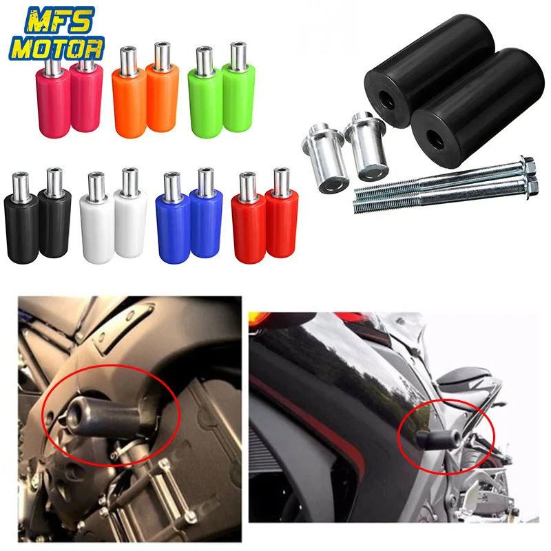 Для мотоцикла KTM Duke Triumph Kawasaki Z900 Yamaha Fazer FZ6 10 мм рамка ползунок Противоударная
