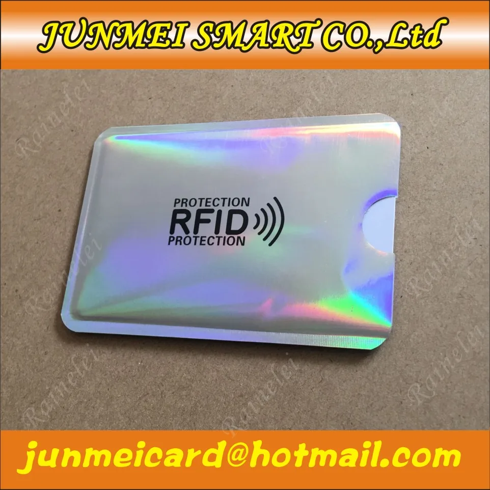 10 шт RFID экранированная красочная Блокировка втулки карты 13 56 mhz IC карта защиты NFC