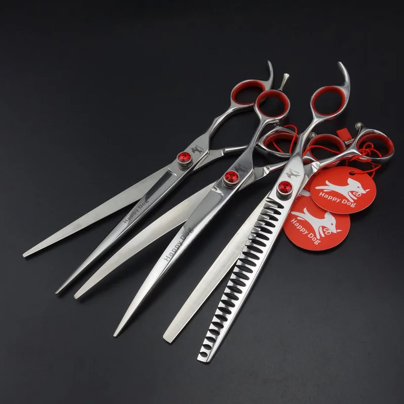 Профессиональные ножницы для груминга домашних животных 440C 8 дюймов резки