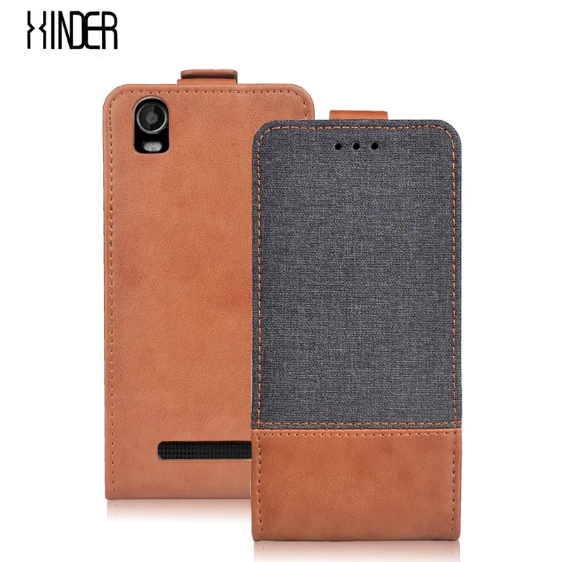 Xinder Leather Cover For Prestigio Wize N3 NX3 NK3 3507 DUO Flip Luxury Case Phone Bags Handmade | Мобильные телефоны и