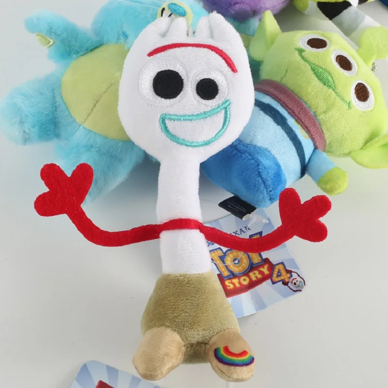 Новый фильм История Игрушек 4 плюшевые мягкие куклы Forky Bunny Alien Buzz Lightyear набитый