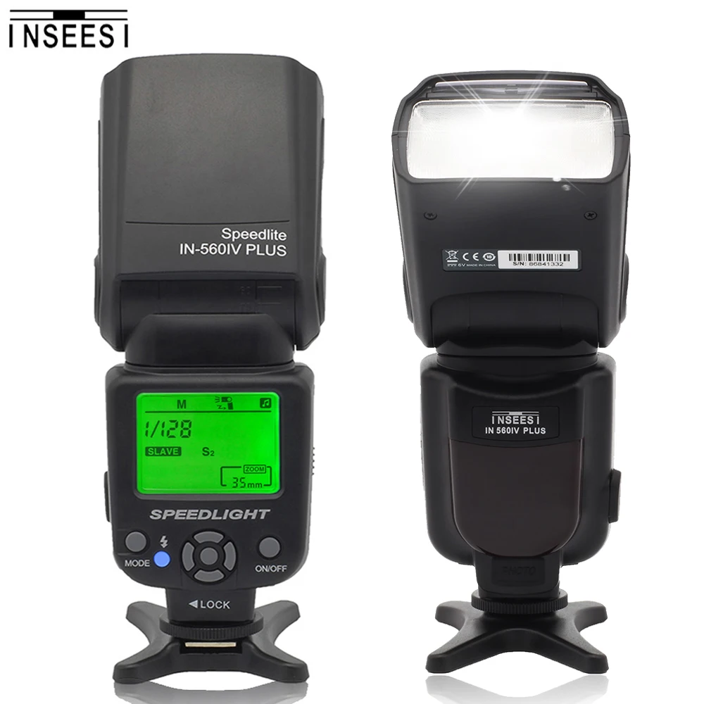 INSEESI IN-560IV PLUS беспроводная камера Вспышка Speedlite lcd заполняющий светильник универсальная вспышка для Canon Nikon Olympus Pentax DSLR camera s
