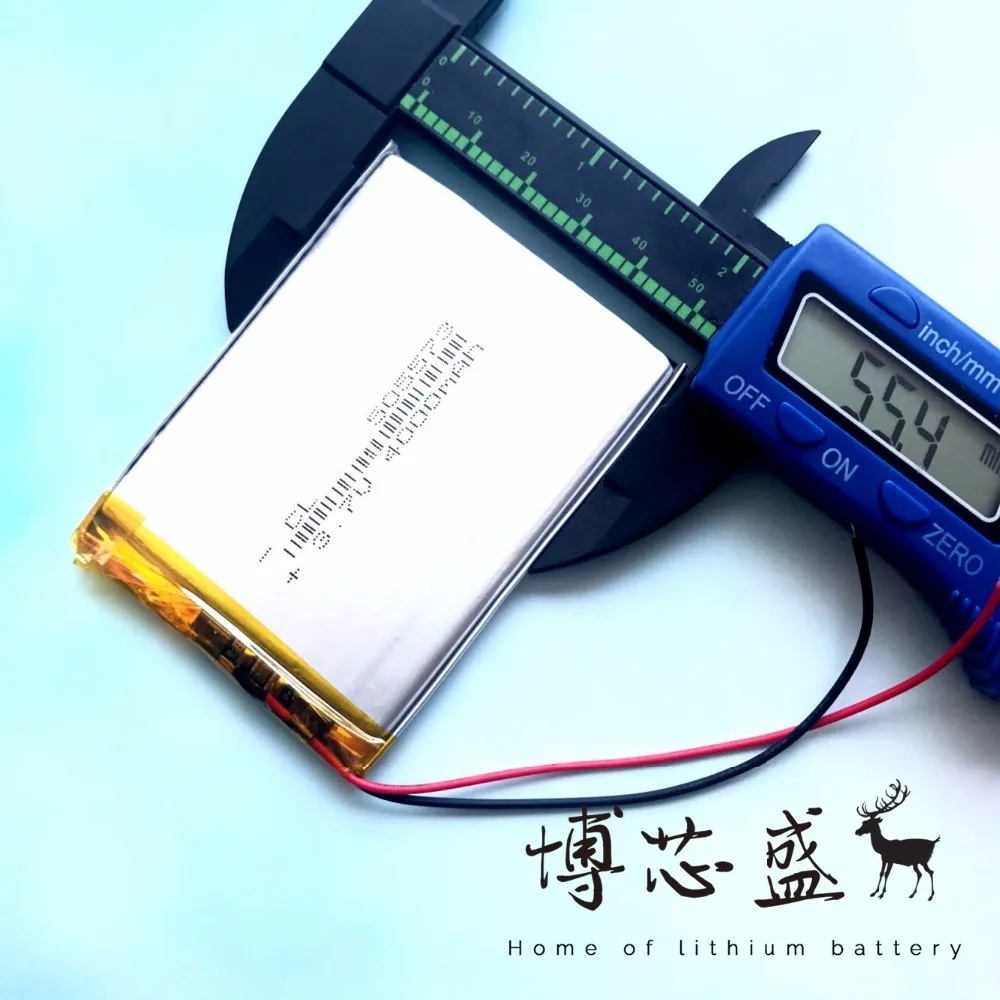 3 7 V 4000mAh 505573 литий полимерный аккумулятор Li ion Lipo аккумуляторная батарея