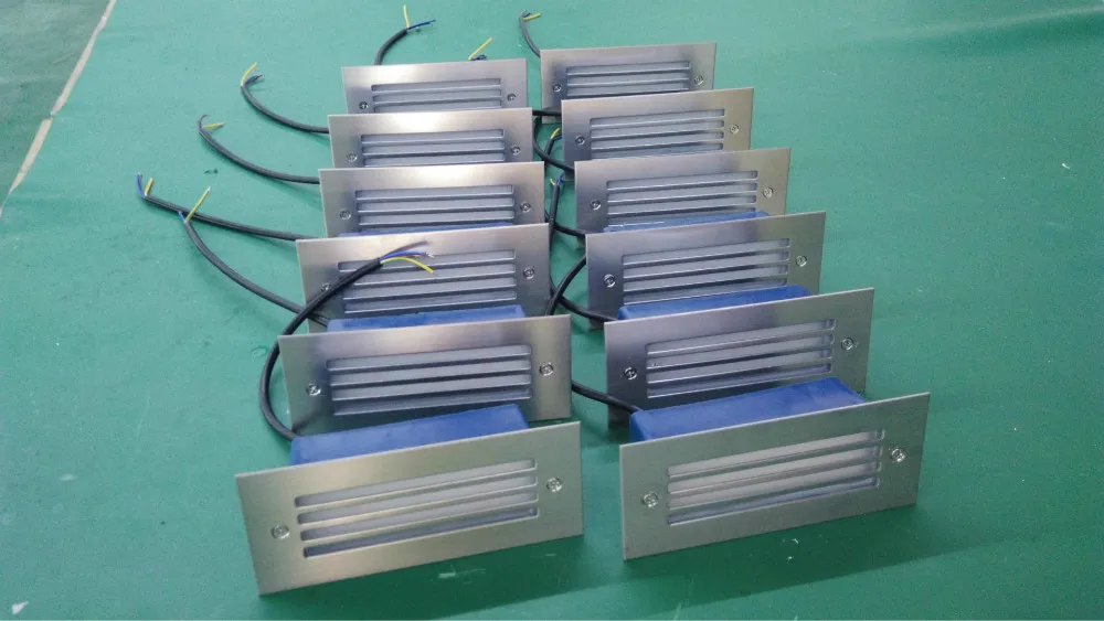 3 Вт алюминиевый светодиодный настенный угловой светильник DC12V AC85-265v IP67