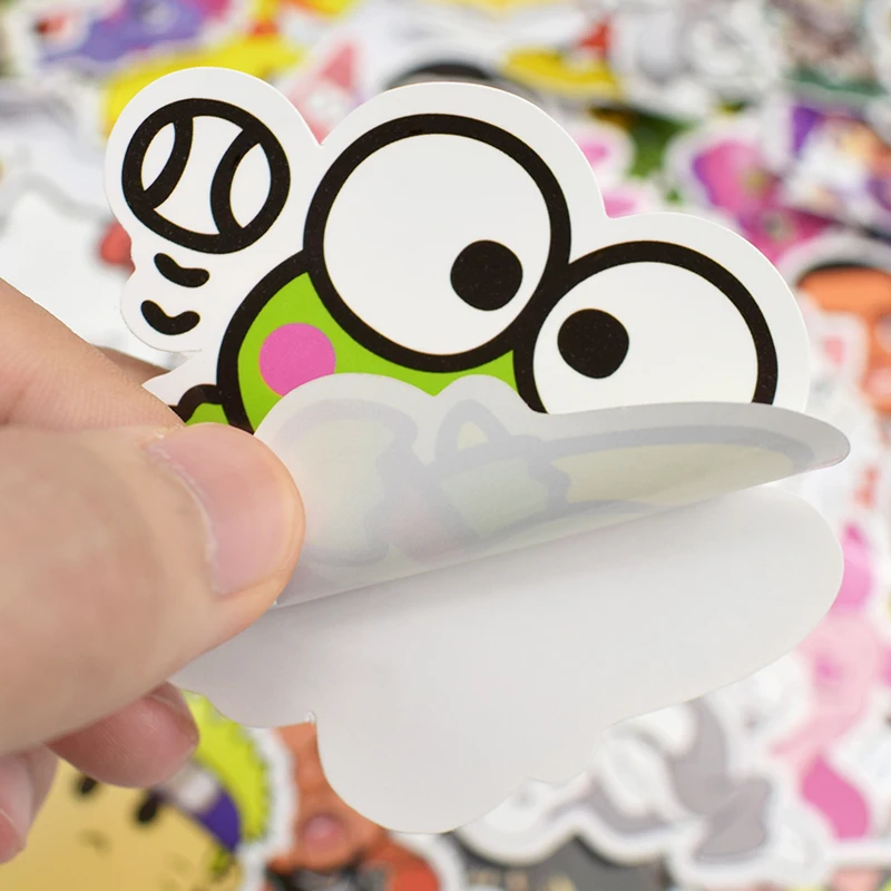 

50pcs Cartoon Character Sticker Classic Anime Mixed Childrens Stickers for Kid DIY Laptop Luggage Bike Fridge Guitar Car Sticker