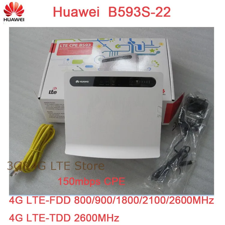 Разблокированный роутер Huawei b593 150 Мбит/с 4G lte mifi CPE dongle 4g Wi Fi ключ pk B593s 22 e5172 b593s b681