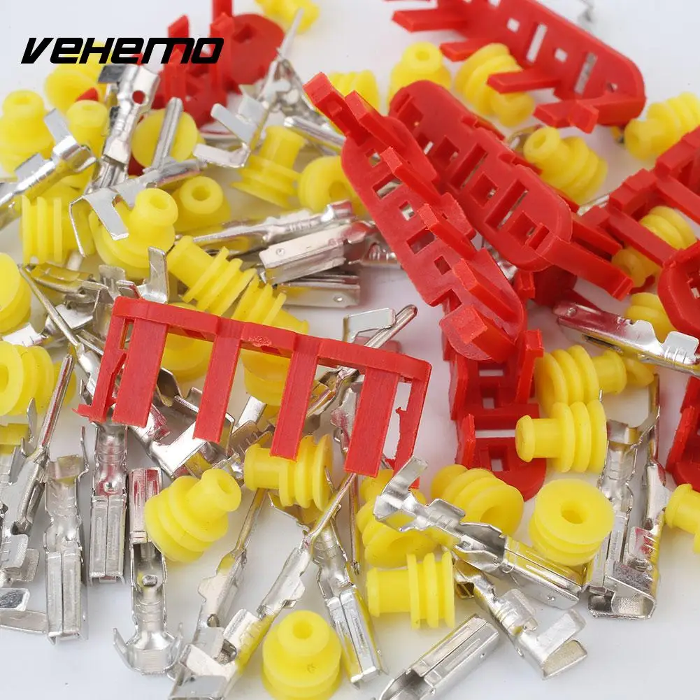 Vehemo 15PCS Waterproof Multicolor Plug Adapter HID Socket Automobile Harness New Connector |