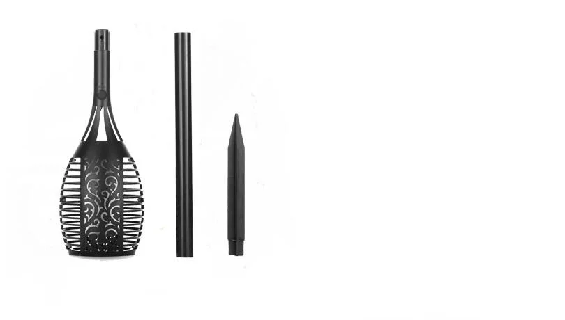 저렴한 Led 태양 잔디 램프 춤 불꽃 방수 무선 깜박 거리는 횃불 랜턴 야외 정원 파티오 야드 통로 풀