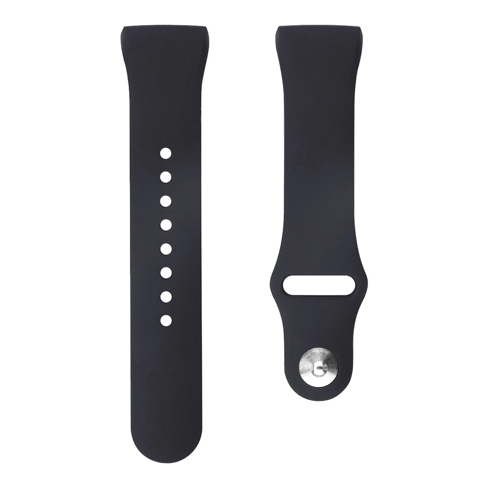 Черный Смарт часы ремешок для Fitbit Charge 3 силиконовые заменить для мужчин t Band Браслет повседневное спортивные простой женские умные часы интимные - Цвет: Черный