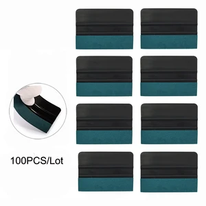 Скребок для закрашивания окон из замши и фетра, 100 шт.