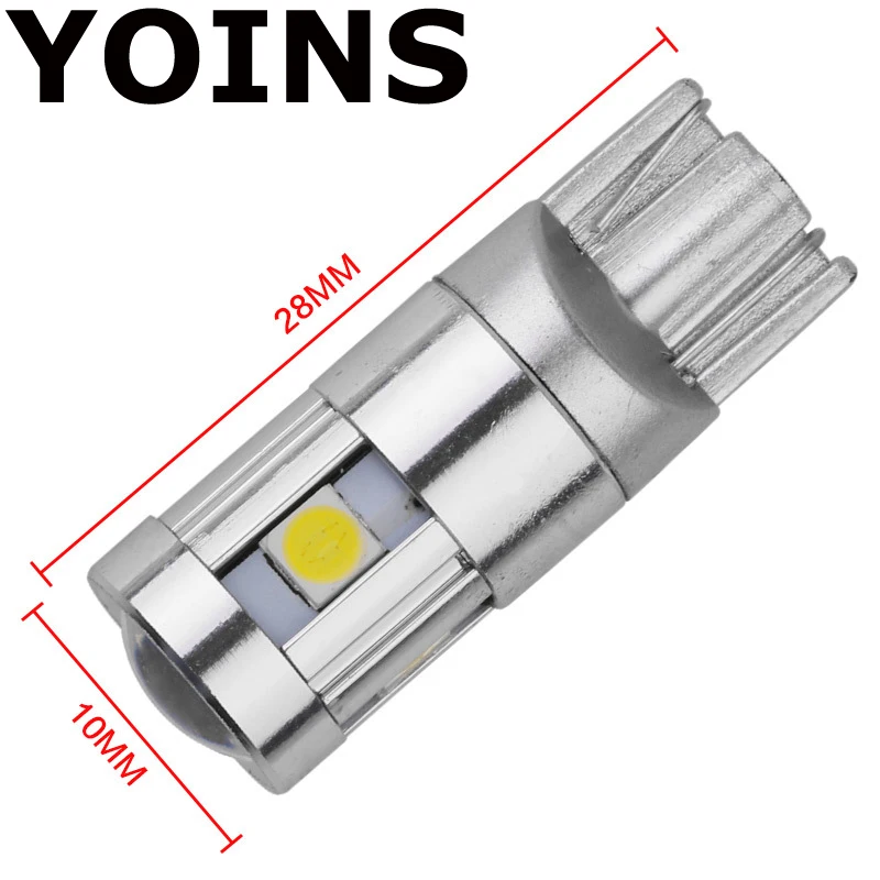2 шт. T10 5LED 3030 лампочки для автомобиля салонные аксессуары сигнальные лампы Панель