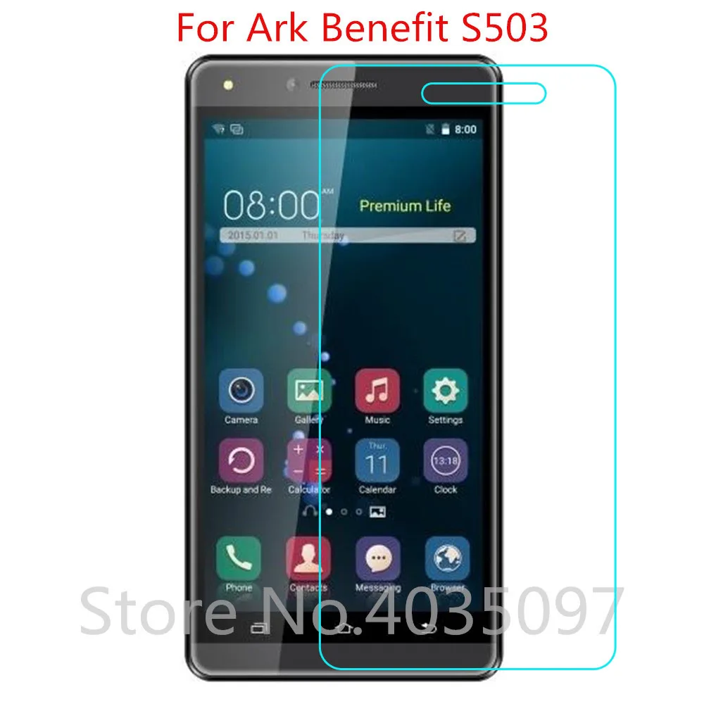 2.5D 9H закаленное стекло для Ark Benefit S503 на телефон защитная пленка стекло|Защитные
