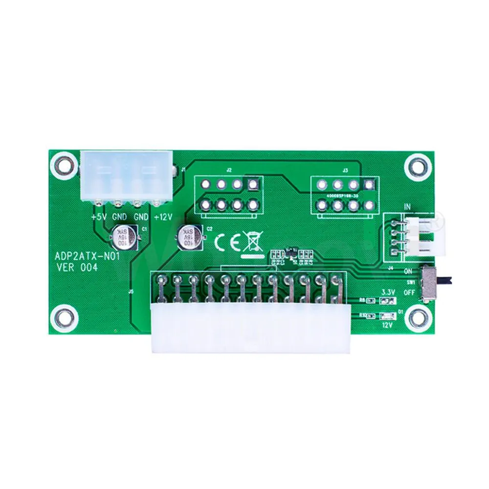 ATX 24-контактный двойной блок питания синхронный стартовый удлинитель 4pin + sata