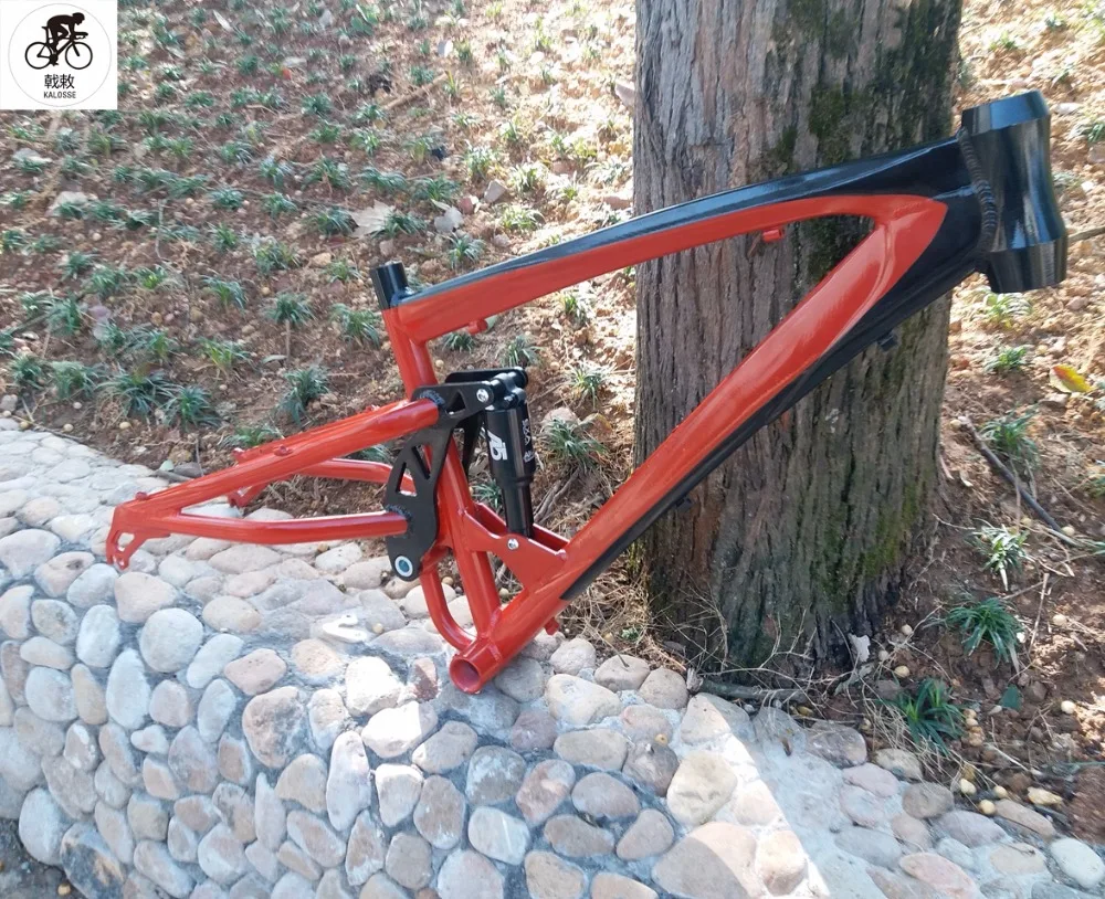 Kalosse DH/AM 120 мм BB рама для пляжного велосипеда пневматическая подвеска жира рамы 26*4