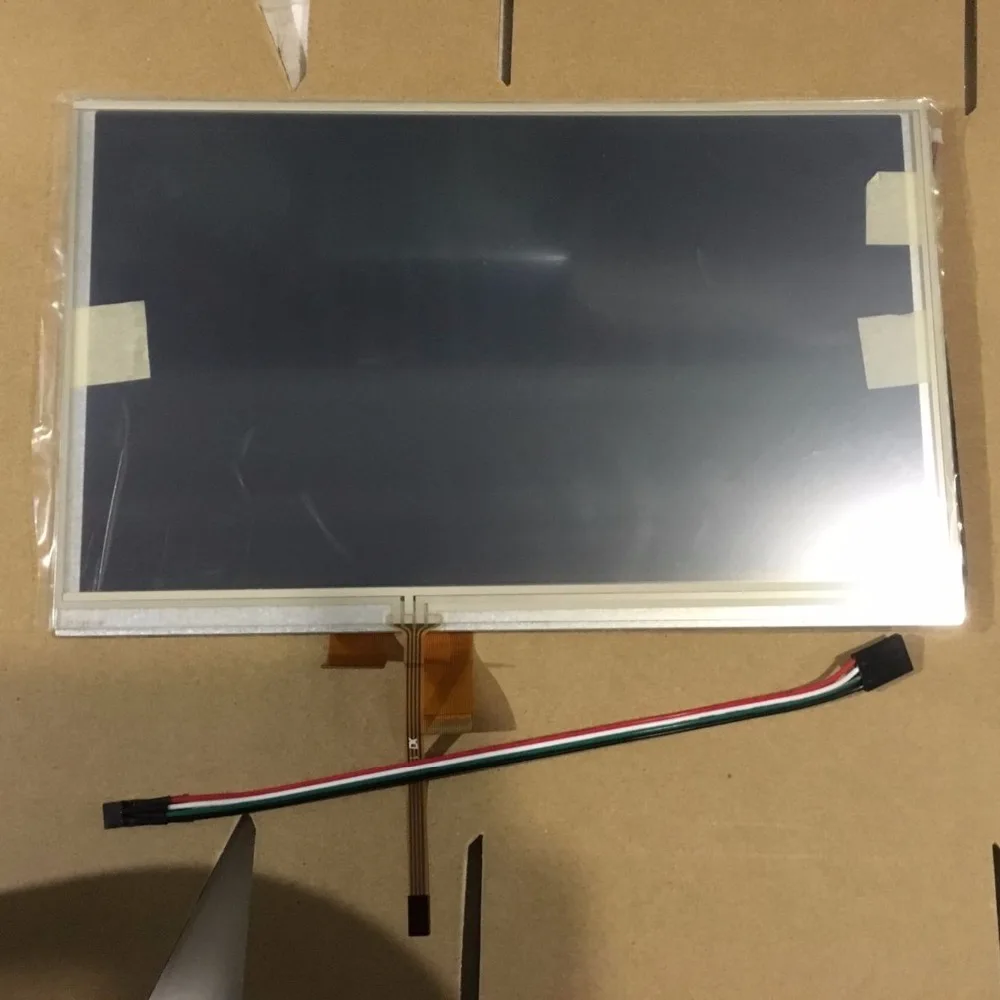Auo 10.1 Polegada Tft A101vw01 v3 Tela Lcd com Painel de Toque Wvga 800 Rgb 480 Enviar Cabo de Extensão A101vw01 V.3