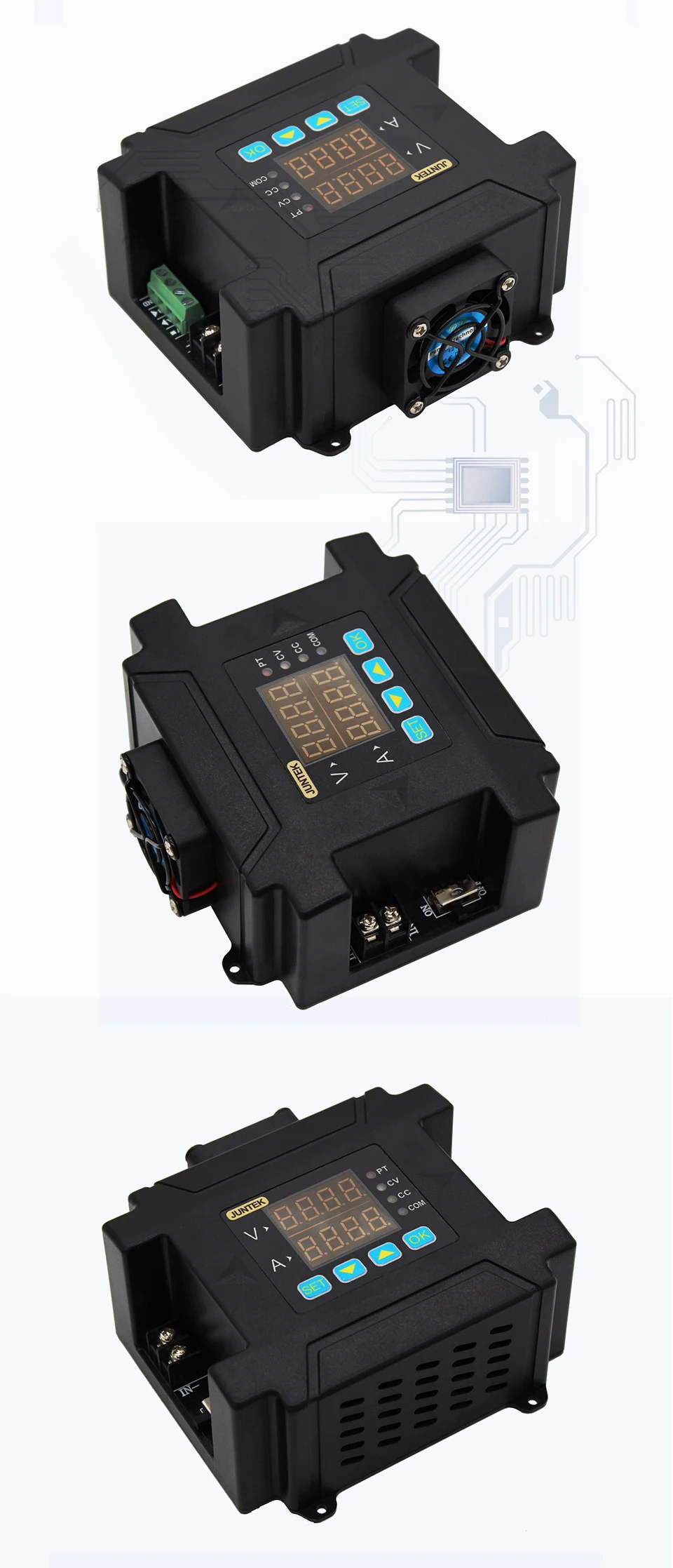 Juntek DPM8608 связи Питание бак Напряжение удаленного цифрового управления постоянным Напряжение ток DC-DC понижающий 60V 8A