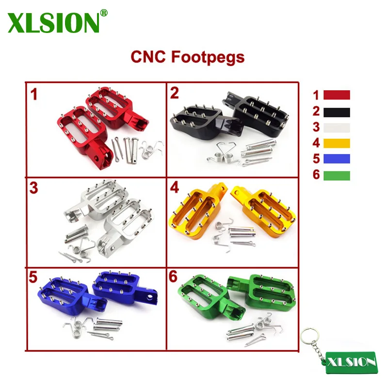 Подножки XLSION для питбайка подножки XR50 CRF50 Piranha IMR Pitster YCF кроссовый питбайк|foot pegs|pit