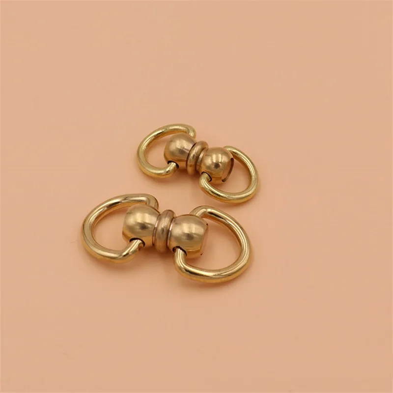 2 шт твердая латунная защелкивающаяся Пряжка для сумки Багажный ремень фурнитура