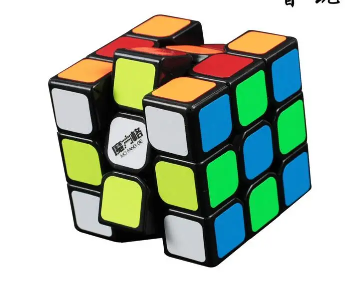 Cuberspeed QiYi Mofangge Thunderclap 3x3 куб черный без наклеек белый LeiTing|qiyi mofangge|3x3 cubeqiyi leiting |