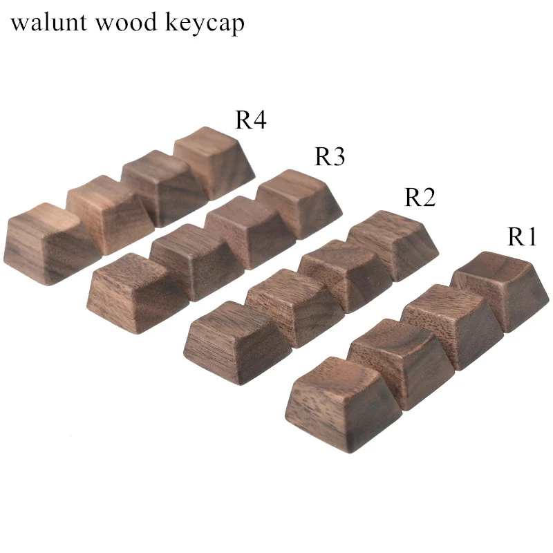 Walunt wood keycap oem профиль для механической клавиатуры mx R4 R3 R2 R1 WASD клавиши со стрелками 6.25u пробел