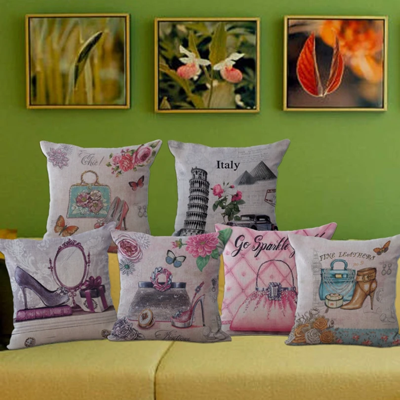 От известного дизайнера 1 шт. романтическая картина сиденье hug Подушка Чехол