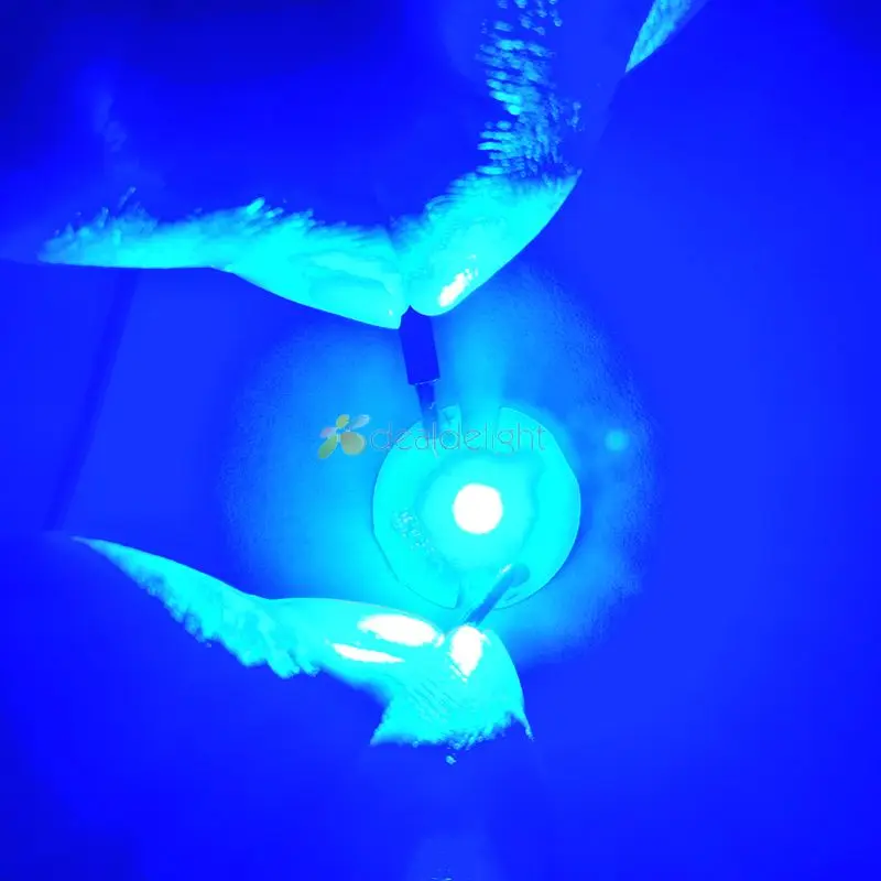 10 шт. Cree XLamp XPE XP E BLUE 470 480 нм 1 3 Вт Светодиодная лампа эмиттера с печатной платой 8 мм