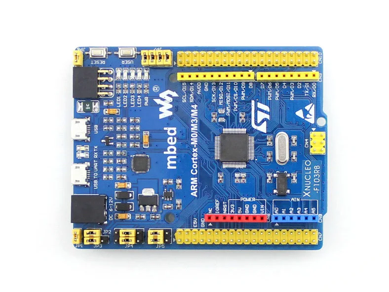 XNUCLEO-F103RB упаковка A # STM32F103RBT6 STM32 плата + щит 14 датчиков совместимых с NUCLEO-F103RB