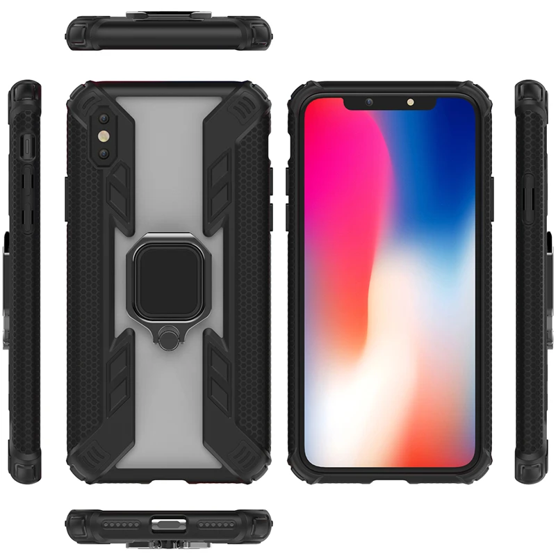 Бронированный чехол для Apple iPhone XS XR 10 X R MAX iphne XMAX XSMAX 10R 10S Адсорбция подставка Aphone RX
