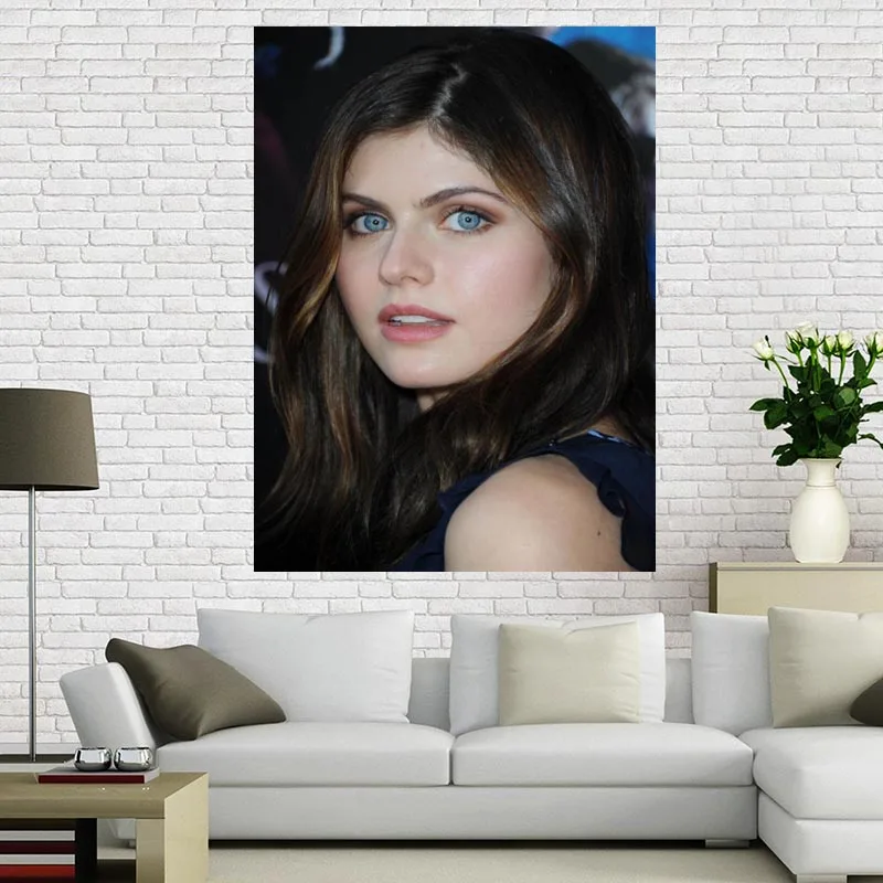 1 шт. Шелковый постер на холсте Александры Анны дадсао для домашнего декора | Дом и