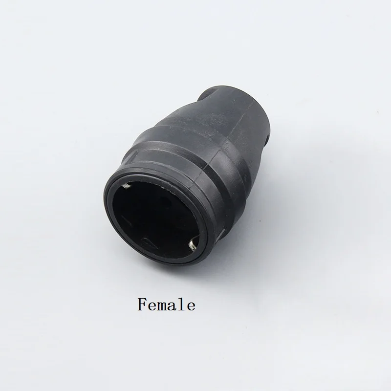 Европейский Германия 2 Pin ЕС вилка пт электрическая мощность штекер гнездо