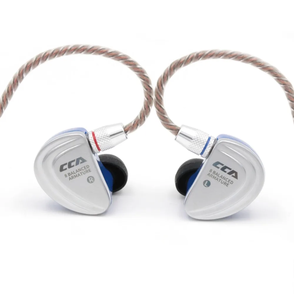 Внутриканальные наушники CCA C16 8BA сбалансированные арматурные Hi-Fi