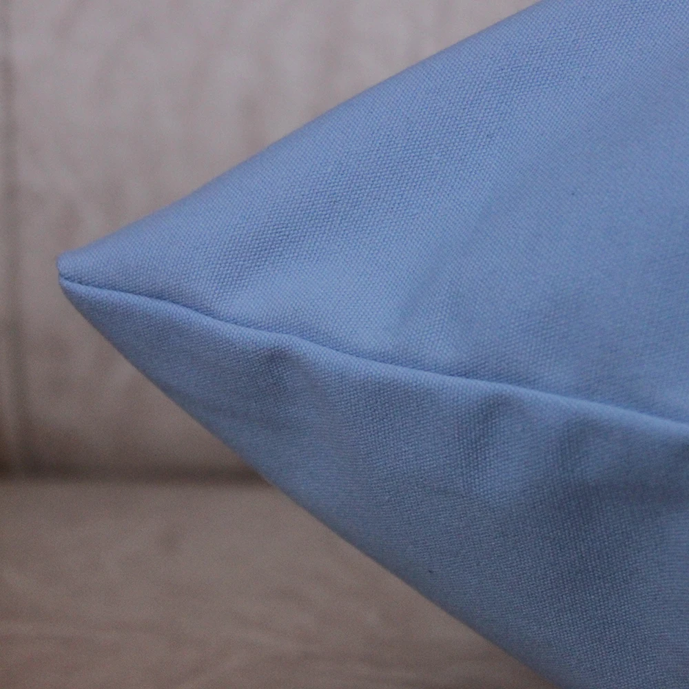 CURCYA Fashion Solid Colors Cushion Covers for Sofa Chair Seat 100% Cotton Canvas Throw Pillow Cover Home Decorative Pillowcases | Дом и сад