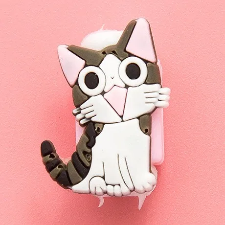 200 шт/партия мультфильм USB зарядное устройство кабель для передачи данных протектор для наушников Наушники линия заставка для мобильного телефона USB кабель защиты