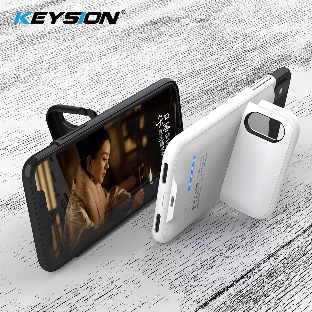 Чехол для зарядного устройства KEYSION 4000/5000 мАч iPhone XS MAX XR X портативное зарядное