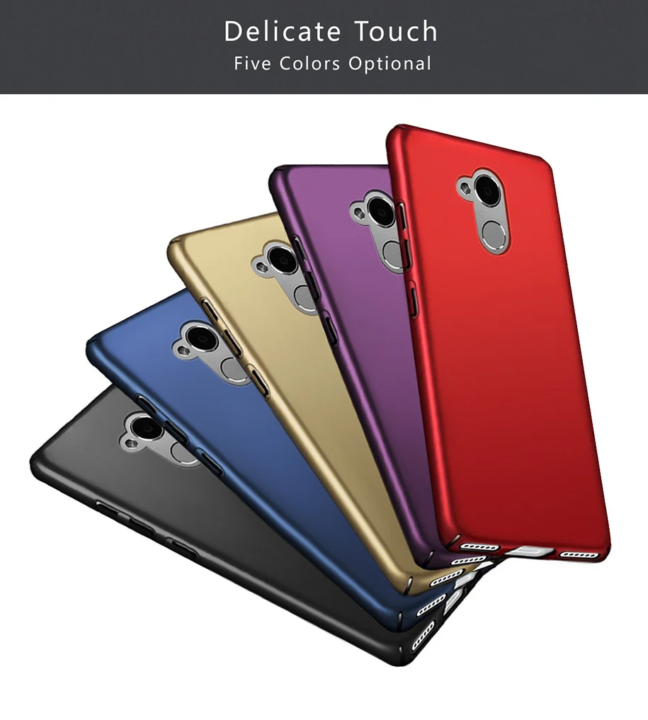 Чехол для huawei Honor 6A, матовый однотонный Твердый чехол для телефона из поликарбоната, для huawei Honor 6A, DLI-TL20, DLI-AL10, Противоударная сумка, 5,0 дюйма