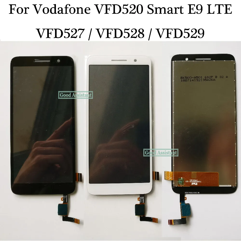 Черный/белый 4 9 дюймов для Vodafone VFD520 Смарт E9 LTE / VFD527 VFD528 VFD529 ЖК дисплей + кодирующий