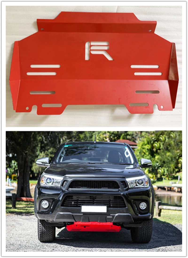 Автомобильные аксессуары подходят для hilux revo pickup переднего двигателя Базовая пластина автомобиля Нижняя крышка пластина подходит для Hilux revo pickup CAR
