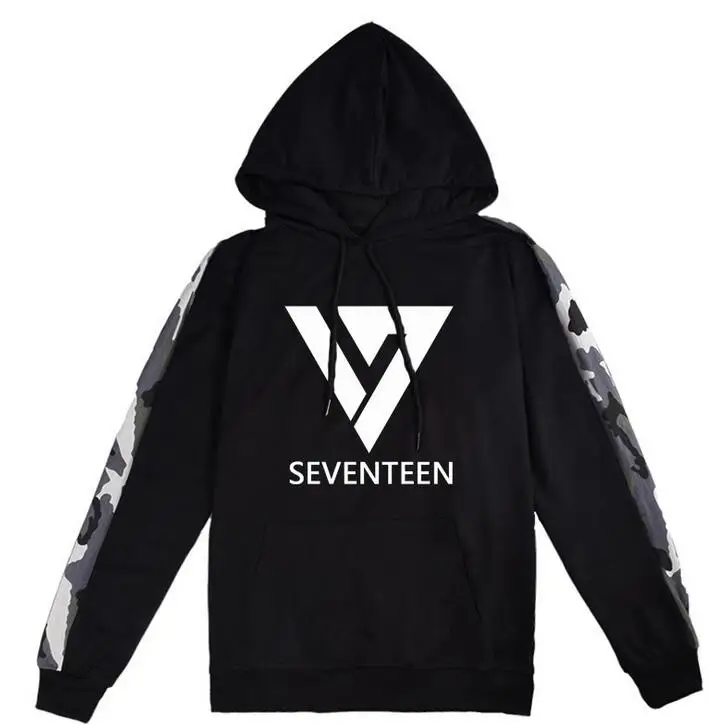 Новое поступление exo got7 monsta x seventeen twice wanna one худи с принтом логотипа модная