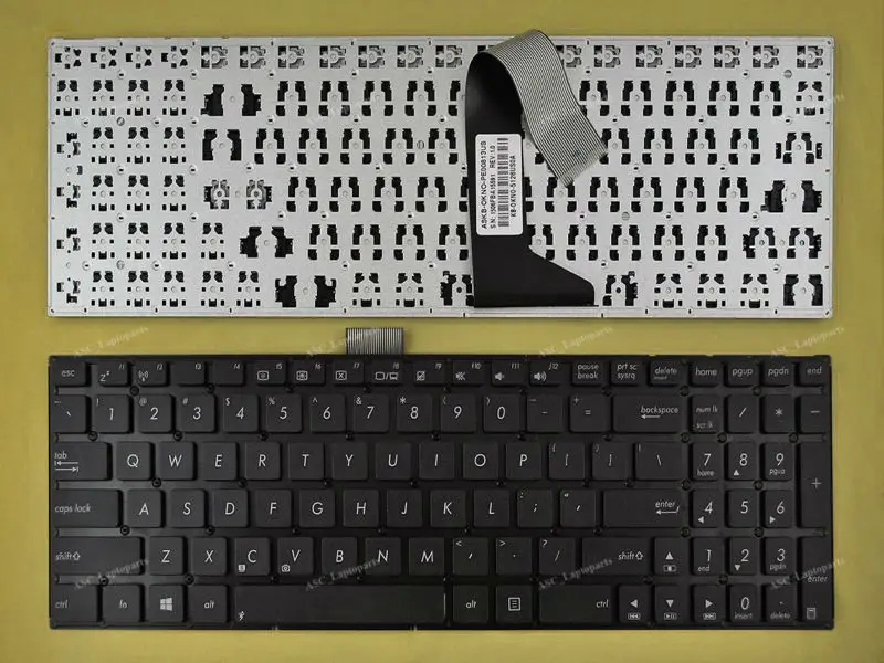 Клавиатура для ноутбука Asus X550J X550JD X550JF X550JK X550JX X550L X550LA X550LAV черная без рамки |