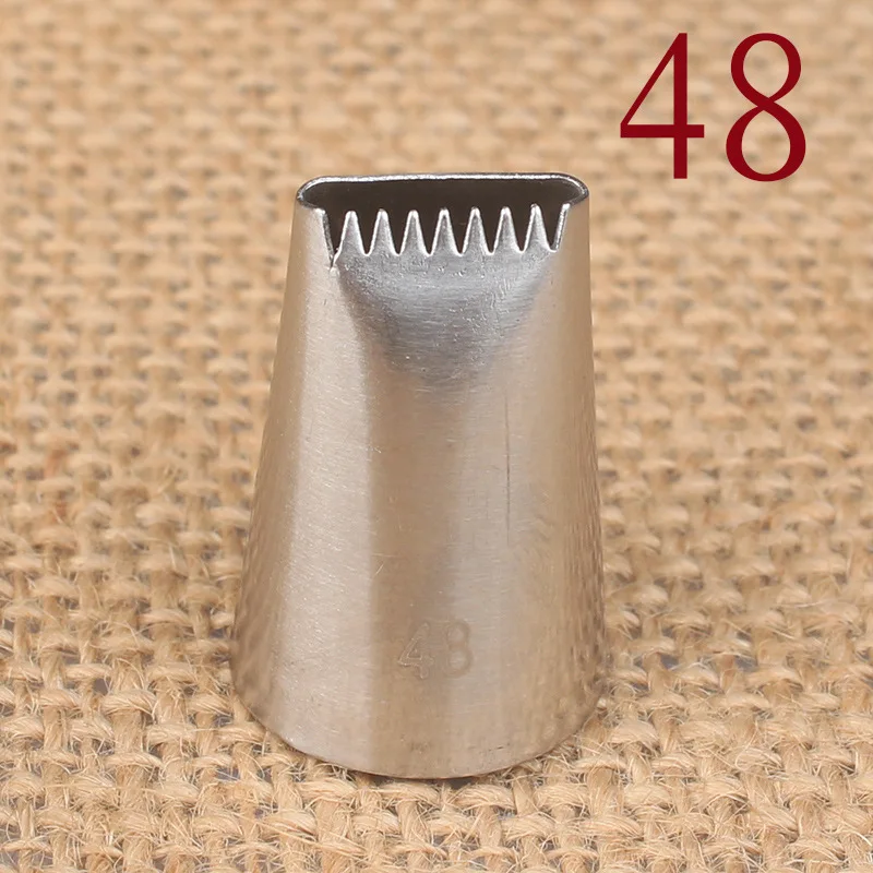 3D#47#48# 1D Набор насадок для украшения торта Кондитерские глазури трубопровода сопла из нержавеющей стали однорядные цветочные корзины сопла в
