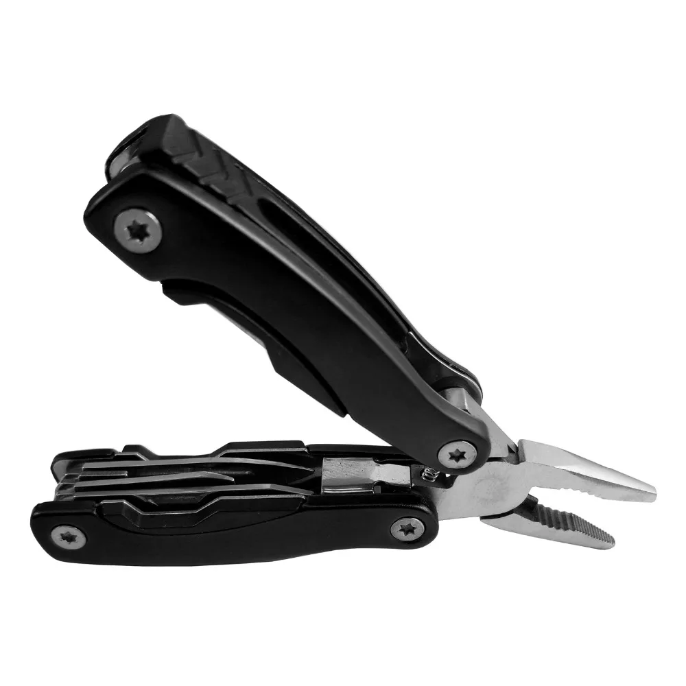 9 in 1 Multi Function Outdoor Survival Tool Kit Sharp Knife Nail File Screwdriver Bottle Opener Folding Combination Pliers | Инструменты