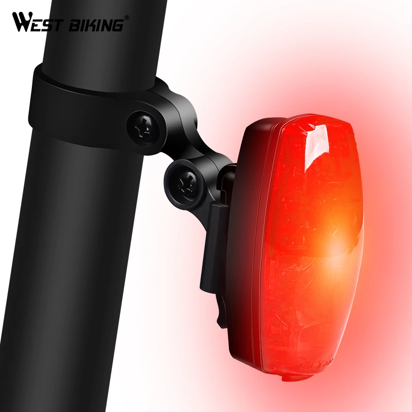 WEST BIKING велосипед хвост светильник Портативный велосипедная задняя фара для